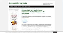 Desktop Screenshot of internetmoneyitalia.com